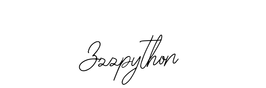 Also we have Zzzpython name is the best signature style. Create professional handwritten signature collection using Bearetta-2O07w autograph style. Zzzpython signature style 12 images and pictures png