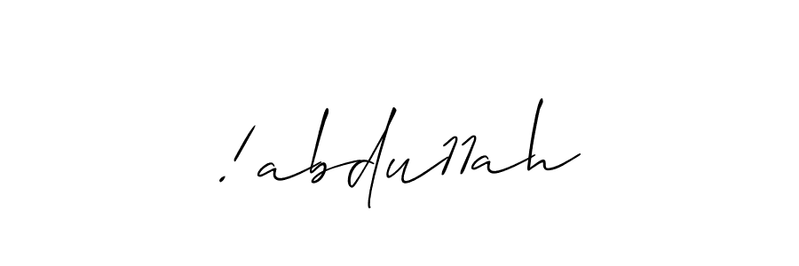 How to Draw !abdu11ah signature style? Allison_Script is a latest design signature styles for name !abdu11ah. !abdu11ah signature style 2 images and pictures png