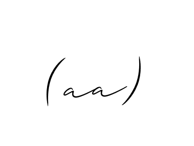 How to Draw (aa) signature style? Allison_Script is a latest design signature styles for name (aa). (aa) signature style 2 images and pictures png