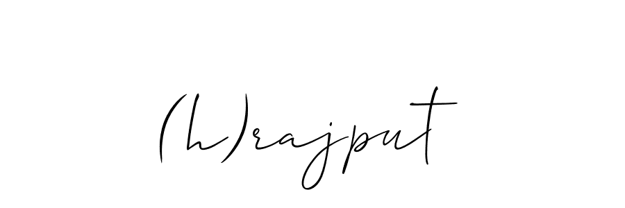 Best and Professional Signature Style for (h)rajput. Allison_Script Best Signature Style Collection. (h)rajput signature style 2 images and pictures png