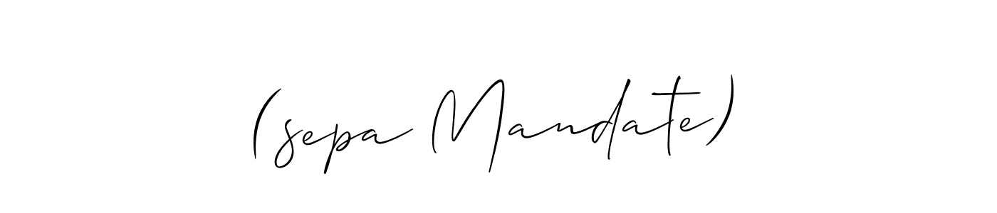 This is the best signature style for the (sepa Mandate) name. Also you like these signature font (Allison_Script). Mix name signature. (sepa Mandate) signature style 2 images and pictures png