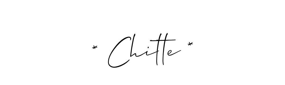 Also we have * Chitte * name is the best signature style. Create professional handwritten signature collection using Allison_Script autograph style. * Chitte * signature style 2 images and pictures png
