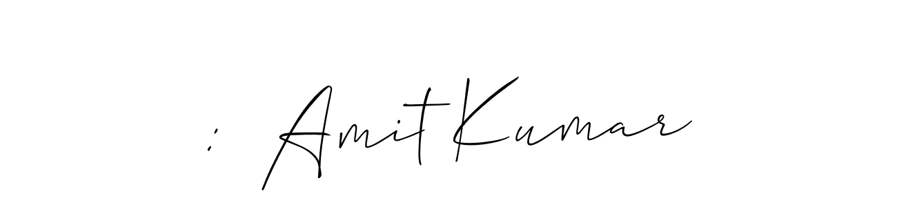 This is the best signature style for the :  Amit Kumar name. Also you like these signature font (Allison_Script). Mix name signature. :  Amit Kumar signature style 2 images and pictures png