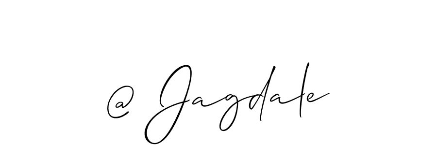 You can use this online signature creator to create a handwritten signature for the name @ Jagdale. This is the best online autograph maker. @ Jagdale signature style 2 images and pictures png