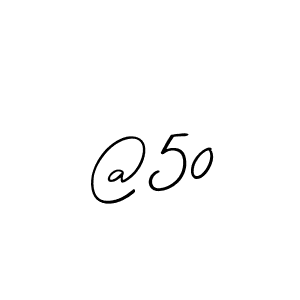 Design your own signature with our free online signature maker. With this signature software, you can create a handwritten (Allison_Script) signature for name @50. @50 signature style 2 images and pictures png