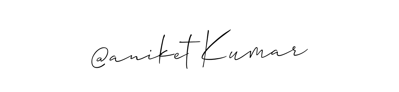 if you are searching for the best signature style for your name @aniket Kumar. so please give up your signature search. here we have designed multiple signature styles  using Allison_Script. @aniket Kumar signature style 2 images and pictures png