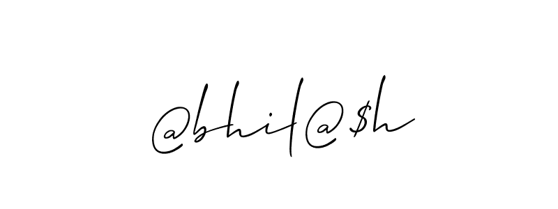 This is the best signature style for the @bhil@$h name. Also you like these signature font (Allison_Script). Mix name signature. @bhil@$h signature style 2 images and pictures png