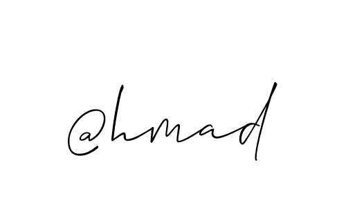 Use a signature maker to create a handwritten signature online. With this signature software, you can design (Allison_Script) your own signature for name @hmad. @hmad signature style 2 images and pictures png