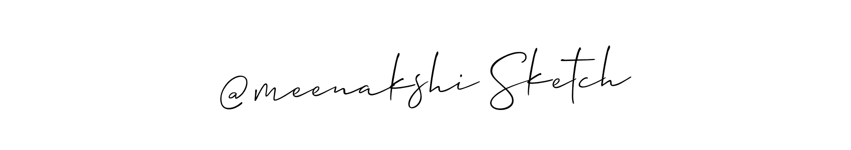 @meenakshi Sketch stylish signature style. Best Handwritten Sign (Allison_Script) for my name. Handwritten Signature Collection Ideas for my name @meenakshi Sketch. @meenakshi Sketch signature style 2 images and pictures png