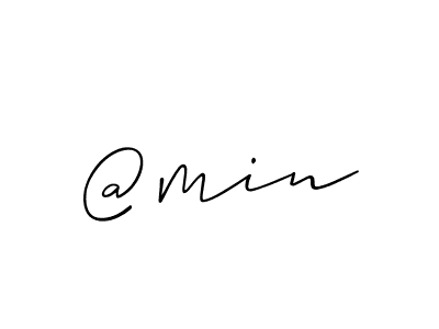 Best and Professional Signature Style for @min. Allison_Script Best Signature Style Collection. @min signature style 2 images and pictures png