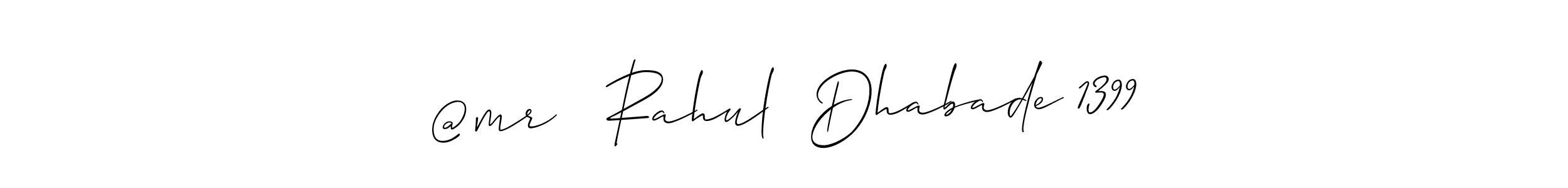 Create a beautiful signature design for name @mr   Rahul  Dhabade 1399. With this signature (Allison_Script) fonts, you can make a handwritten signature for free. @mr   Rahul  Dhabade 1399 signature style 2 images and pictures png