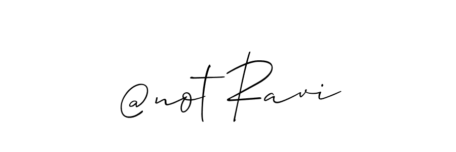 Make a short @not Ravi signature style. Manage your documents anywhere anytime using Allison_Script. Create and add eSignatures, submit forms, share and send files easily. @not Ravi signature style 2 images and pictures png