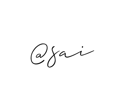 This is the best signature style for the @sai name. Also you like these signature font (Allison_Script). Mix name signature. @sai signature style 2 images and pictures png