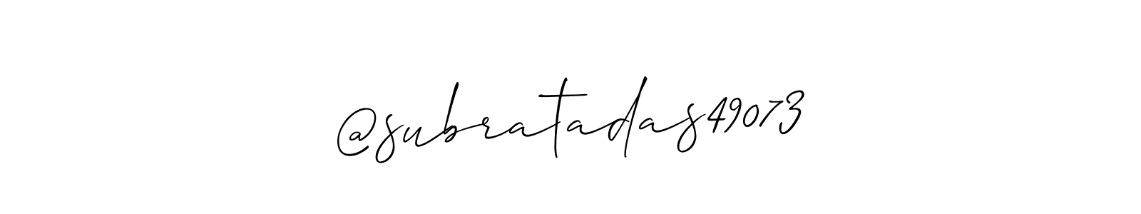 How to Draw @subratadas49073 signature style? Allison_Script is a latest design signature styles for name @subratadas49073. @subratadas49073 signature style 2 images and pictures png