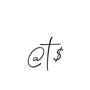 Similarly Allison_Script is the best handwritten signature design. Signature creator online .You can use it as an online autograph creator for name @t$. @t$ signature style 2 images and pictures png