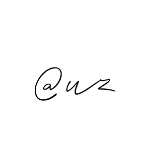 if you are searching for the best signature style for your name @uz. so please give up your signature search. here we have designed multiple signature styles  using Allison_Script. @uz signature style 2 images and pictures png