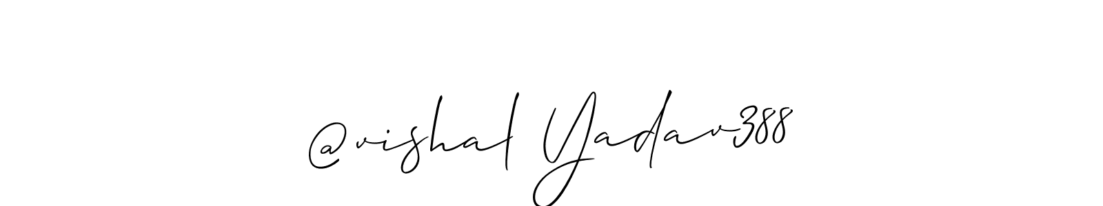 How to make @vishal Yadav388 signature? Allison_Script is a professional autograph style. Create handwritten signature for @vishal Yadav388 name. @vishal Yadav388 signature style 2 images and pictures png