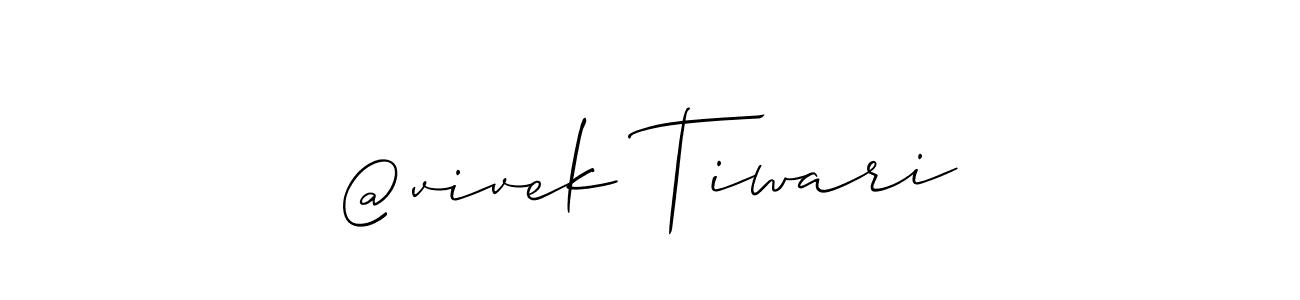 It looks lik you need a new signature style for name @vivek Tiwari. Design unique handwritten (Allison_Script) signature with our free signature maker in just a few clicks. @vivek Tiwari signature style 2 images and pictures png