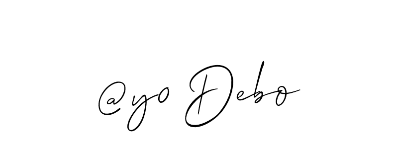 Make a beautiful signature design for name @y0 Debo. Use this online signature maker to create a handwritten signature for free. @y0 Debo signature style 2 images and pictures png