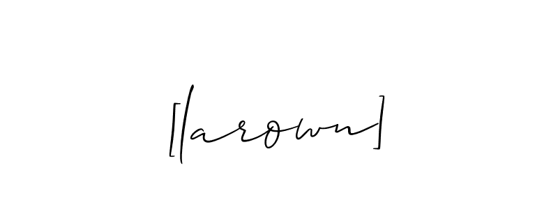 [larown] stylish signature style. Best Handwritten Sign (Allison_Script) for my name. Handwritten Signature Collection Ideas for my name [larown]. [larown] signature style 2 images and pictures png