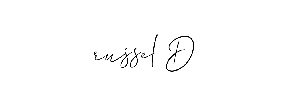 Make a short ^russel D^ signature style. Manage your documents anywhere anytime using Allison_Script. Create and add eSignatures, submit forms, share and send files easily. ^russel D^ signature style 2 images and pictures png