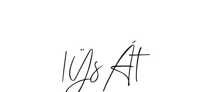 Make a beautiful signature design for name |ŸsÁt. Use this online signature maker to create a handwritten signature for free. |ŸsÁt signature style 2 images and pictures png
