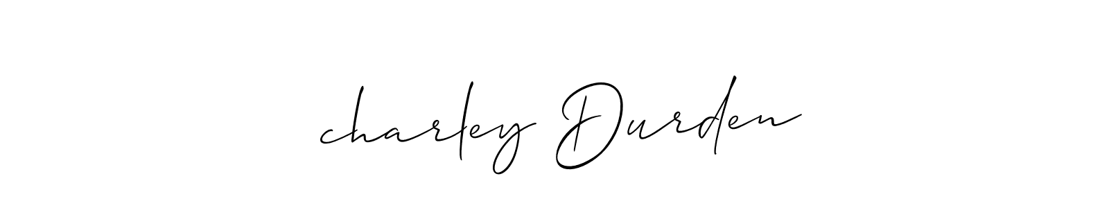 You can use this online signature creator to create a handwritten signature for the name  charley Durden. This is the best online autograph maker.  charley Durden signature style 2 images and pictures png