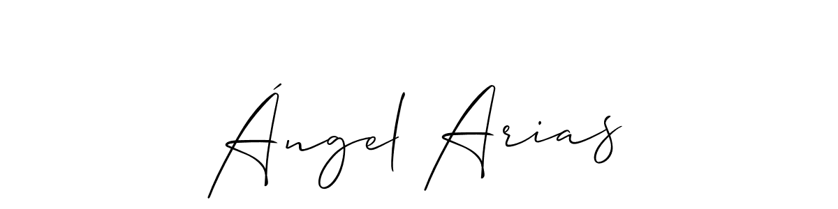 Make a beautiful signature design for name Ángel Arias. Use this online signature maker to create a handwritten signature for free. Ángel Arias signature style 2 images and pictures png