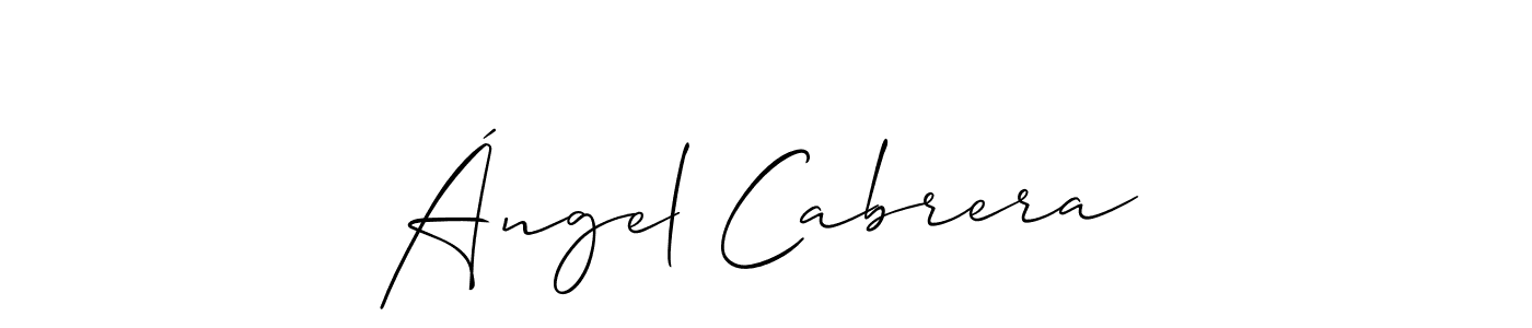 Make a beautiful signature design for name Ángel Cabrera. Use this online signature maker to create a handwritten signature for free. Ángel Cabrera signature style 2 images and pictures png