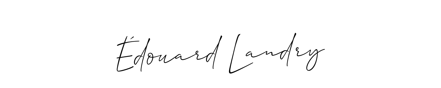 Make a beautiful signature design for name Édouard Landry. Use this online signature maker to create a handwritten signature for free. Édouard Landry signature style 2 images and pictures png