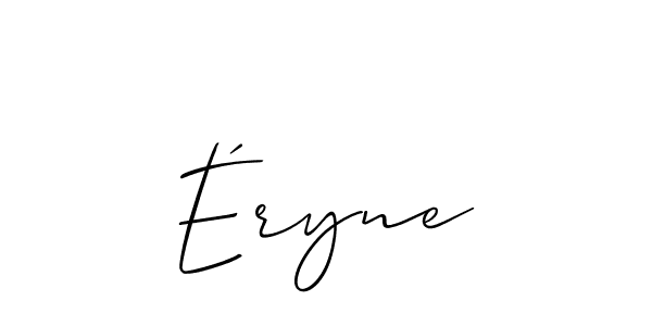 It looks lik you need a new signature style for name Éryne. Design unique handwritten (Allison_Script) signature with our free signature maker in just a few clicks. Éryne signature style 2 images and pictures png