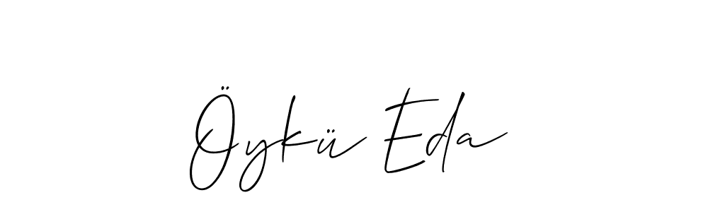 How to Draw Öykü Eda signature style? Allison_Script is a latest design signature styles for name Öykü Eda. Öykü Eda signature style 2 images and pictures png