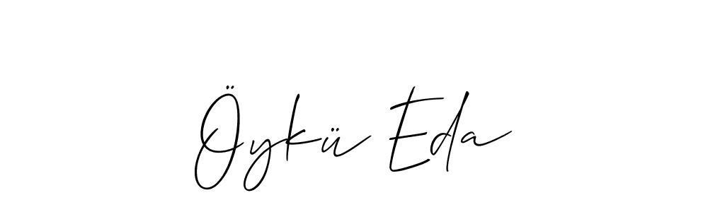 Design your own signature with our free online signature maker. With this signature software, you can create a handwritten (Allison_Script) signature for name Öykü Eda. Öykü Eda signature style 2 images and pictures png