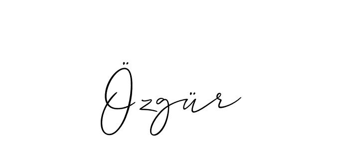 Make a beautiful signature design for name Özgür. With this signature (Allison_Script) style, you can create a handwritten signature for free. Özgür signature style 2 images and pictures png