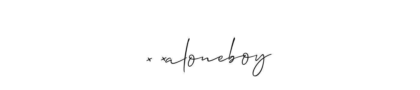 How to make ×͜×aloneboy signature? Allison_Script is a professional autograph style. Create handwritten signature for ×͜×aloneboy name. ×͜×aloneboy signature style 2 images and pictures png