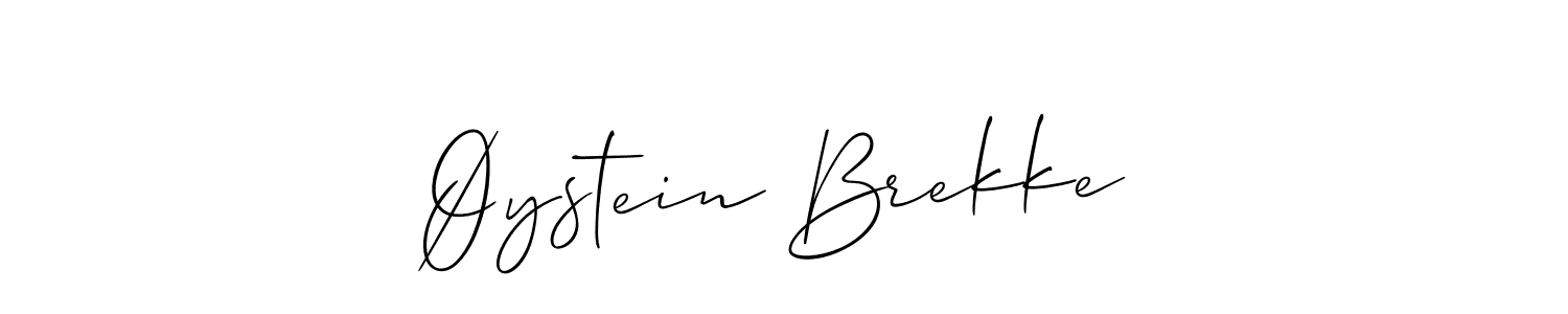 The best way (Allison_Script) to make a short signature is to pick only two or three words in your name. The name Øystein Brekke include a total of six letters. For converting this name. Øystein Brekke signature style 2 images and pictures png