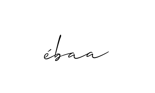 You can use this online signature creator to create a handwritten signature for the name ébaa. This is the best online autograph maker. ébaa signature style 2 images and pictures png