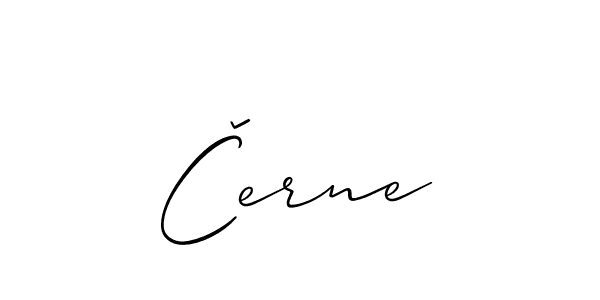 How to Draw Černe signature style? Allison_Script is a latest design signature styles for name Černe. Černe signature style 2 images and pictures png