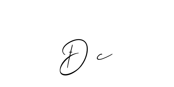 Đức stylish signature style. Best Handwritten Sign (Allison_Script) for my name. Handwritten Signature Collection Ideas for my name Đức. Đức signature style 2 images and pictures png