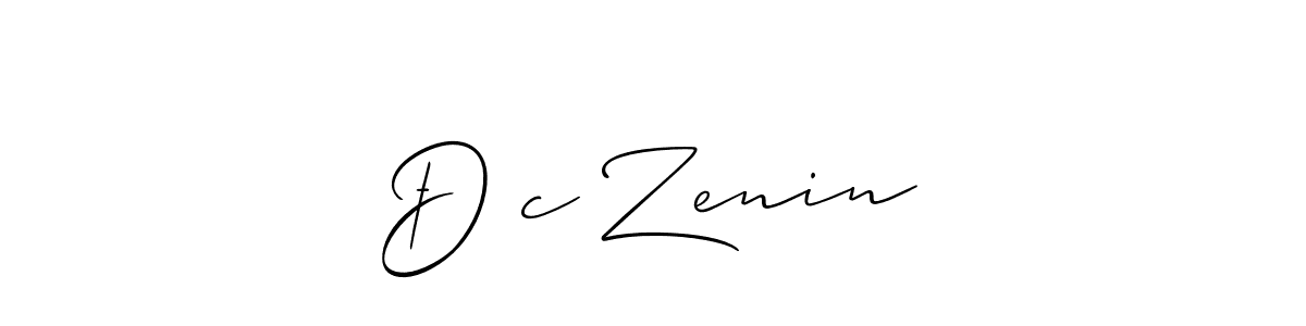 How to Draw Đức Zenin signature style? Allison_Script is a latest design signature styles for name Đức Zenin. Đức Zenin signature style 2 images and pictures png