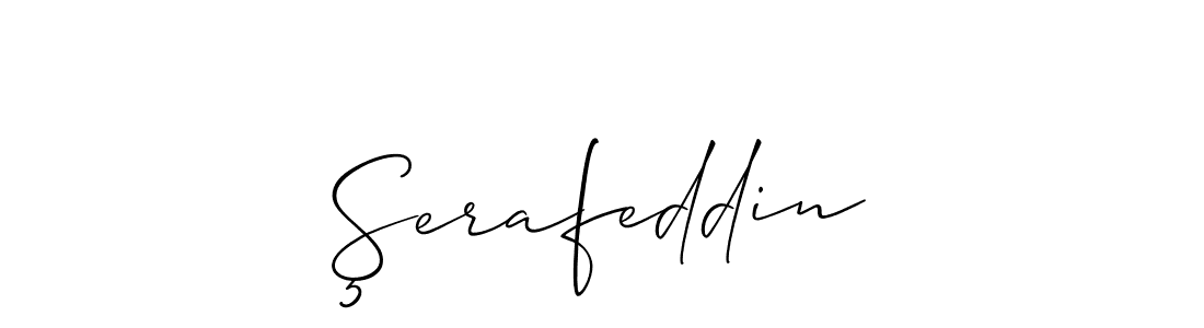 Best and Professional Signature Style for Şerafeddin. Allison_Script Best Signature Style Collection. Şerafeddin signature style 2 images and pictures png