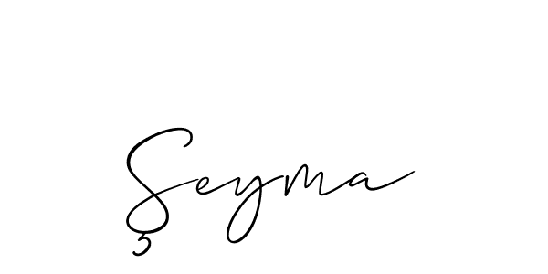 Make a beautiful signature design for name Şeyma. With this signature (Allison_Script) style, you can create a handwritten signature for free. Şeyma signature style 2 images and pictures png