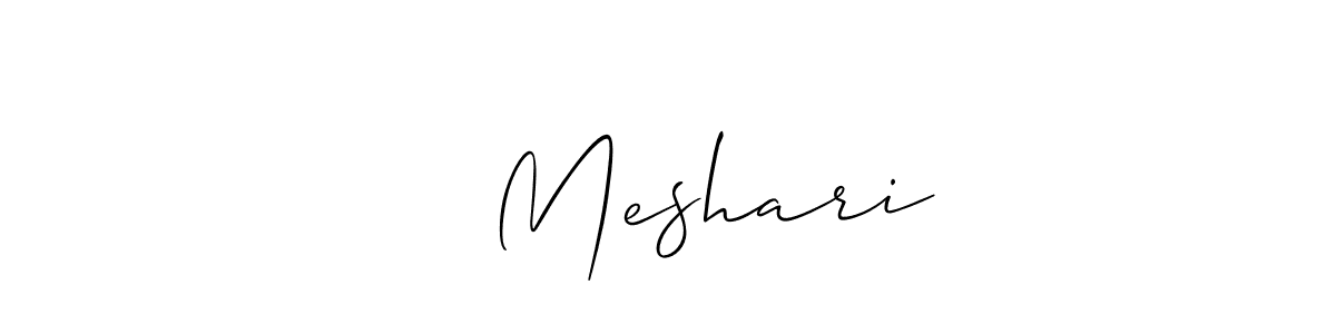 Allison_Script is a professional signature style that is perfect for those who want to add a touch of class to their signature. It is also a great choice for those who want to make their signature more unique. Get ذا Meshari name to fancy signature for free. ذا Meshari signature style 2 images and pictures png