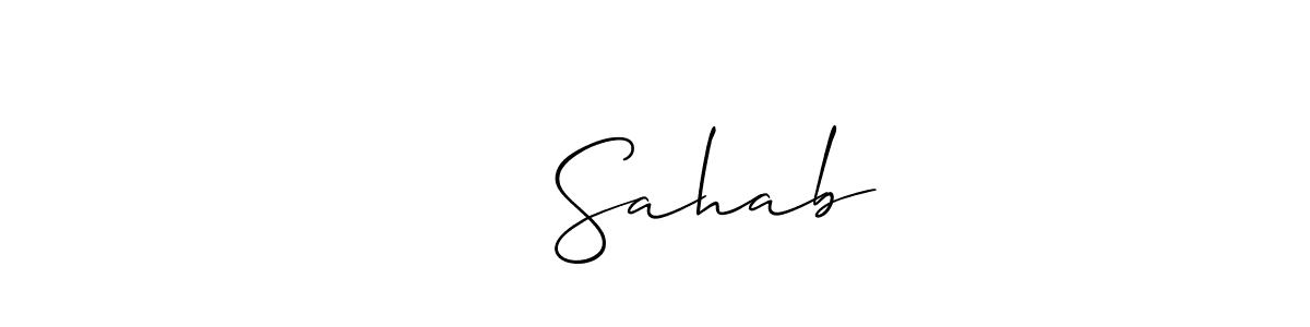 It looks lik you need a new signature style for name شیخ Sahab. Design unique handwritten (Allison_Script) signature with our free signature maker in just a few clicks. شیخ Sahab signature style 2 images and pictures png