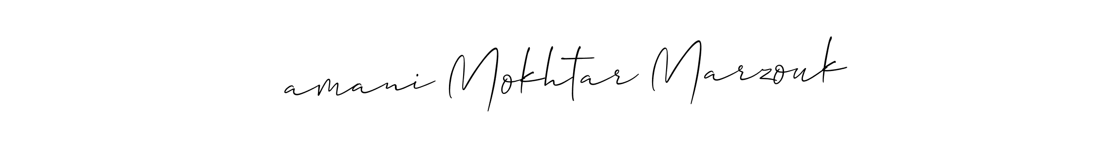 Make a beautiful signature design for name ِamani Mokhtar Marzouk. Use this online signature maker to create a handwritten signature for free. ِamani Mokhtar Marzouk signature style 2 images and pictures png