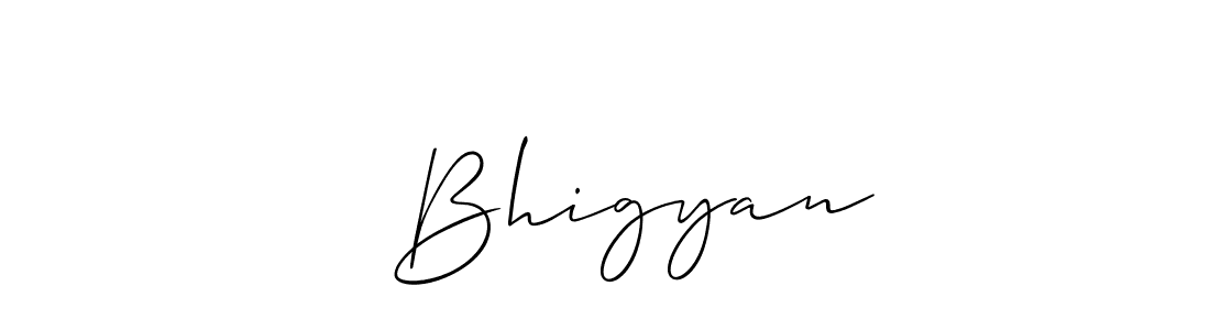 It looks lik you need a new signature style for name अ Bhigyan. Design unique handwritten (Allison_Script) signature with our free signature maker in just a few clicks. अ Bhigyan signature style 2 images and pictures png