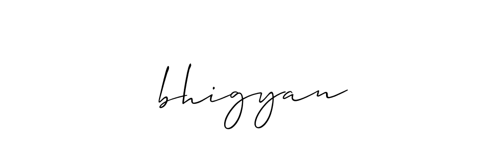 How to make अbhigyan signature? Allison_Script is a professional autograph style. Create handwritten signature for अbhigyan name. अbhigyan signature style 2 images and pictures png