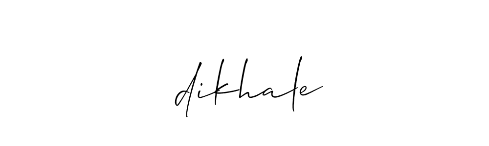 How to make अdikhale name signature. Use Allison_Script style for creating short signs online. This is the latest handwritten sign. अdikhale signature style 2 images and pictures png