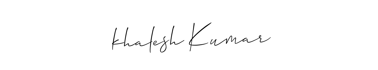 Make a beautiful signature design for name अkhalesh Kumar. Use this online signature maker to create a handwritten signature for free. अkhalesh Kumar signature style 2 images and pictures png