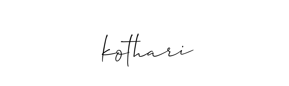 It looks lik you need a new signature style for name आkothari. Design unique handwritten (Allison_Script) signature with our free signature maker in just a few clicks. आkothari signature style 2 images and pictures png